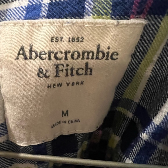 Abercrombie and Fitch Button Down Flannel - Picture 3 of 3